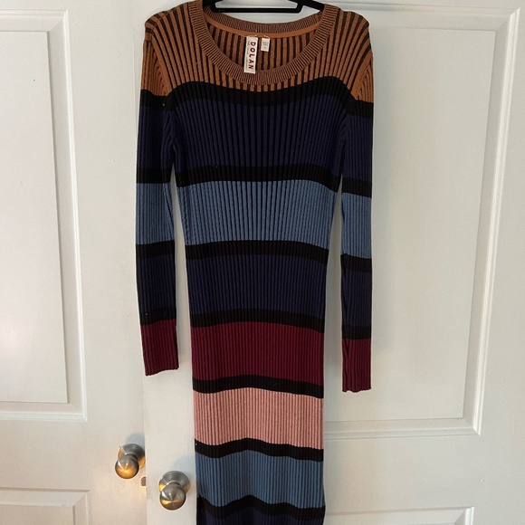 Anthropologie Dolan Color Block Sweater Dress - Picture 1 of 2